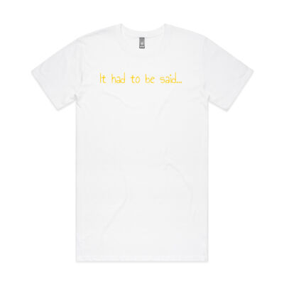 It had to be said… Thumbnail