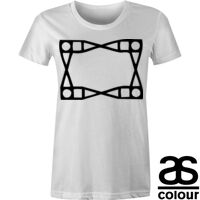 AS Colour - Women's Wafer Crew Tee (Slim Fit) Thumbnail