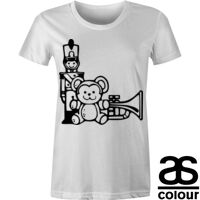 AS Colour - Women's Wafer Crew Tee (Slim Fit) Thumbnail