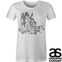 AS Colour - Women's Wafer Crew Tee (Slim Fit) Thumbnail