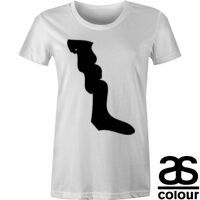 AS Colour - Women's Wafer Crew Tee (Slim Fit) Thumbnail