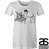 AS Colour - Women's Wafer Crew Tee (Slim Fit) Thumbnail