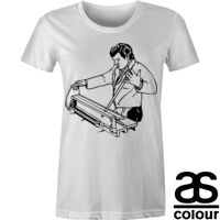 AS Colour - Women's Wafer Crew Tee (Slim Fit) Thumbnail
