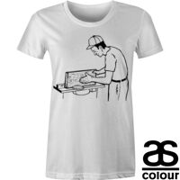 AS Colour - Women's Wafer Crew Tee (Slim Fit) Thumbnail