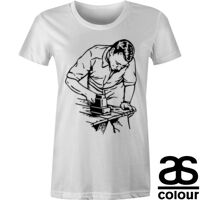 AS Colour - Women's Wafer Crew Tee (Slim Fit) Thumbnail