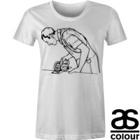 AS Colour - Women's Wafer Crew Tee (Slim Fit) Thumbnail