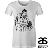 AS Colour - Women's Wafer Crew Tee (Slim Fit) Thumbnail