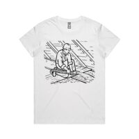 AS Colour - Women's Maple Crew Tee (Regular Fit) Thumbnail